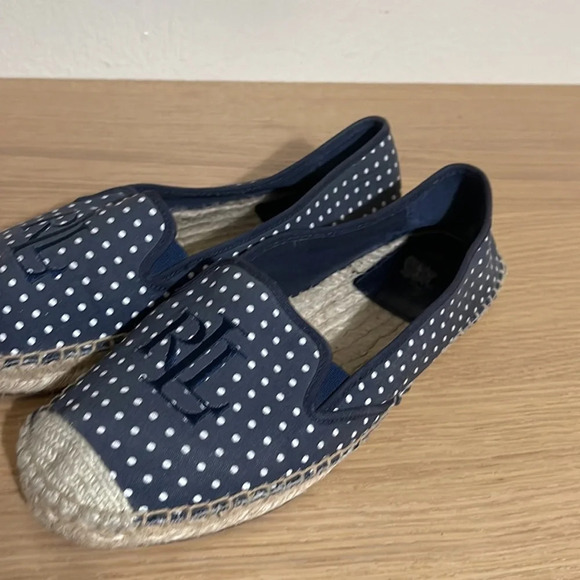 Lauren Ralph Lauren Womens Flats Polka Dots
Destini Espadrilles Navy Blue 7.5B - Picture 10 of 14